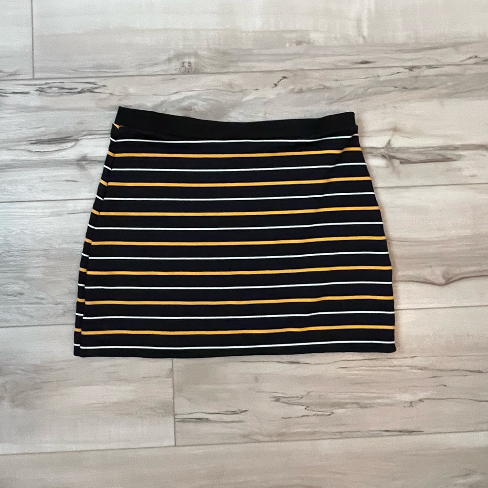 Striped miniskirt